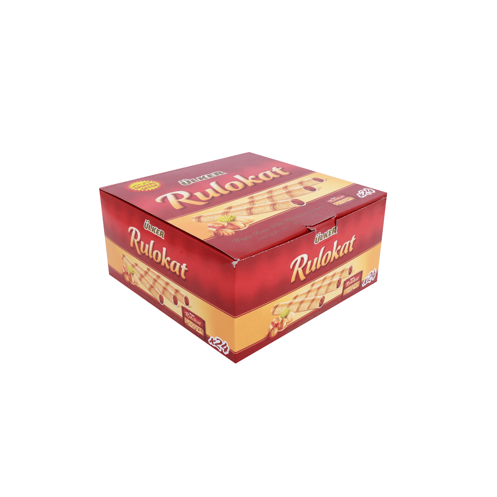 Ulker Rulokat Wafer Rolls 24 x 24 g