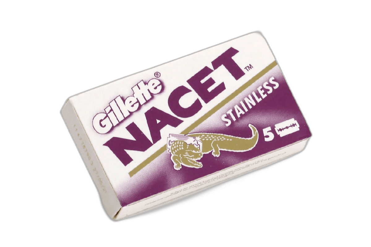 Gillette D/E Nacet Steel Blade