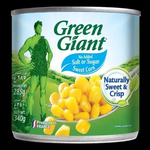Green Giant Salt and Sugar Sweet Corn, 340g