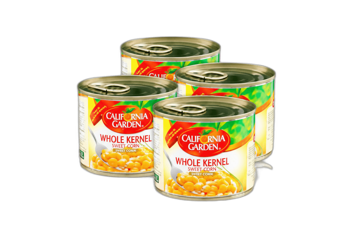 California Garden Whole Kernal 4 x, 200g