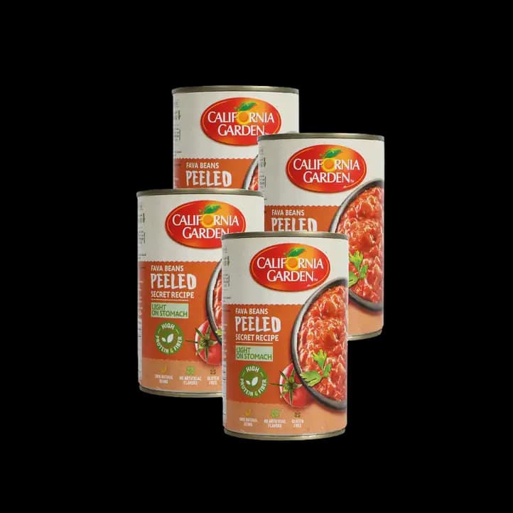 California Garden Peeled Foul4 Pack, 450g