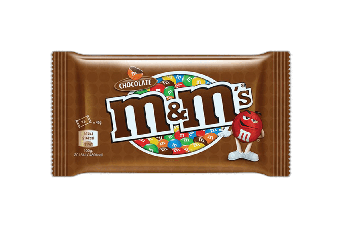 M and MS Plain Standard Chocolate 45 g