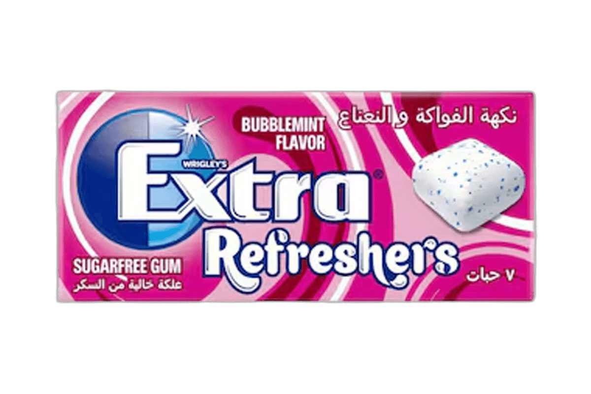 Wrigleys Extra Refrs Bubblemint Flavr (7 Pack) 15.6 g