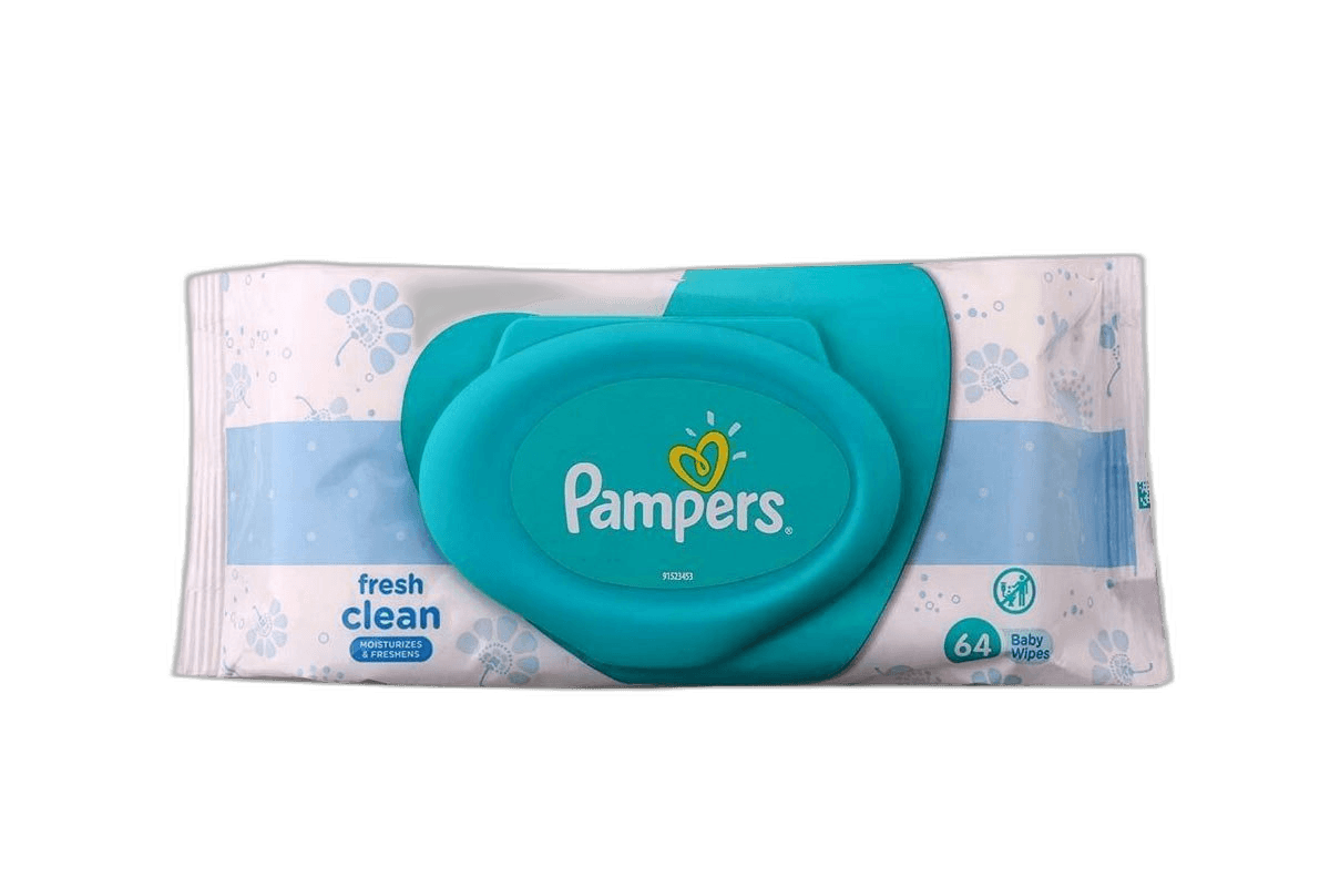 Pampers Fresh Refill Baby Wipes 64s