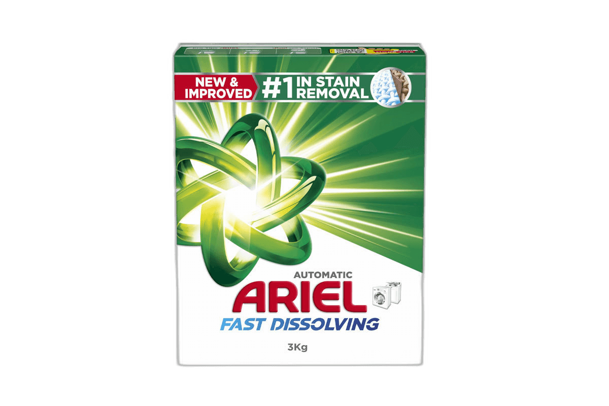 Ariel Detergent Powder Green 3 kg