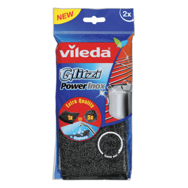Vileda Glitzi Power Inox Steel 2 Pack