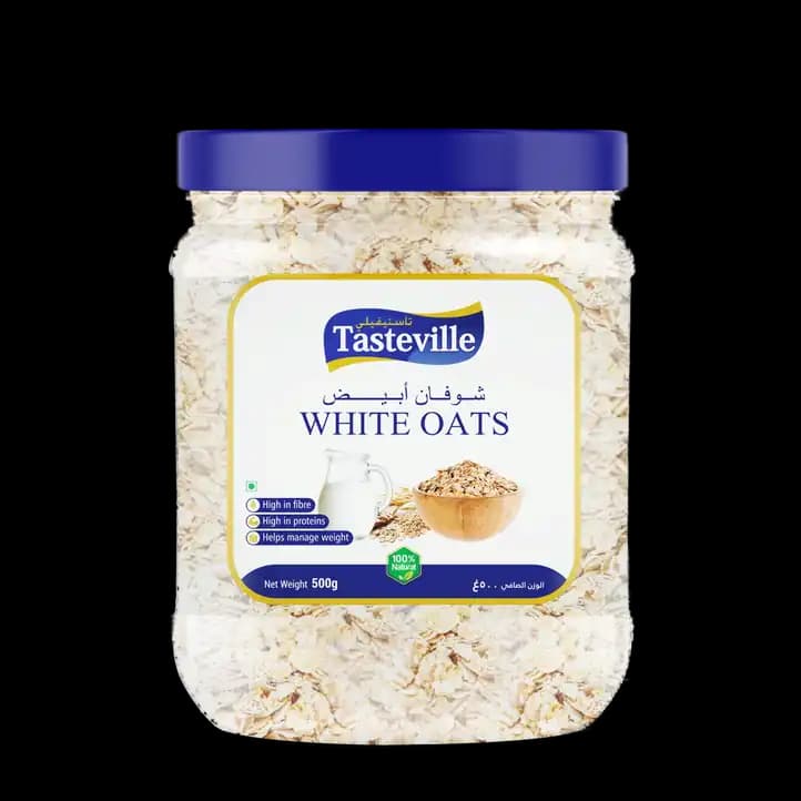 Tasteville Oats Pet Jar, 500g