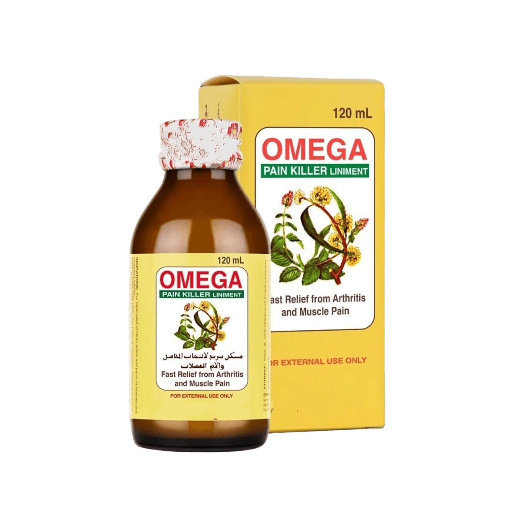Omega Pain Killer 120 ml with O Cover