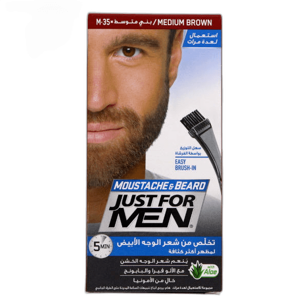 Just for Men Med Brown M35 Hair Gel, 30ml