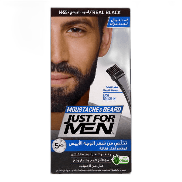 Just for Men Hair Gel Real Black-M55, 30ml