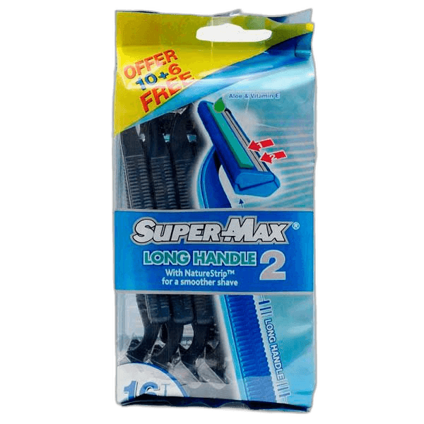 Supermax Long Handle Disposable Pouch of 16 Pack