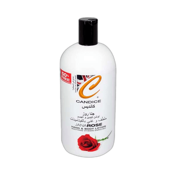 Candice Jana Rose Hand & Body Lot 500 ml + 50% Free