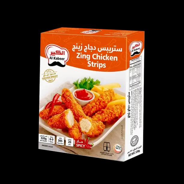 Al Kabeer Zing Chicken Strips 320g