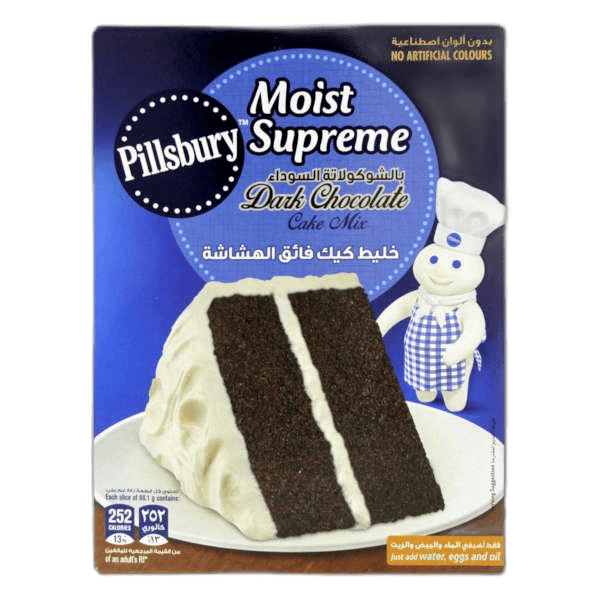 Pillsbury Cake Mix Dark Chocolate, 485g