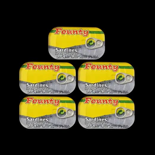 Founty Sardines with Chilli 5 x, 125g