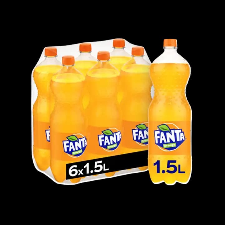 Fanta Orange Regular Pet, 1.25L