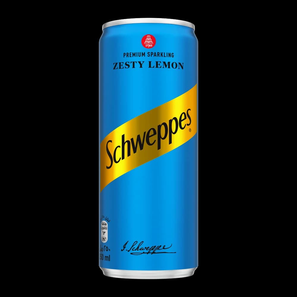 Schweppes Zesty Lemon Sparkling, 250ml