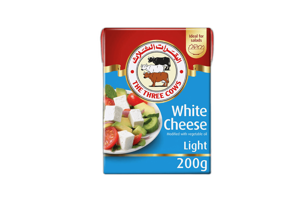 The Three Cows Low Salt Feta Cheese 200 g