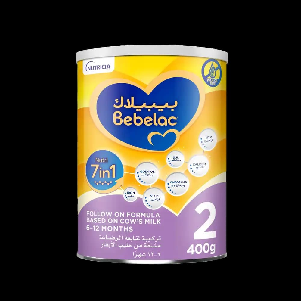 Bebelac Nutri 2 Folow on Formula 7in1 6-12M, 400g