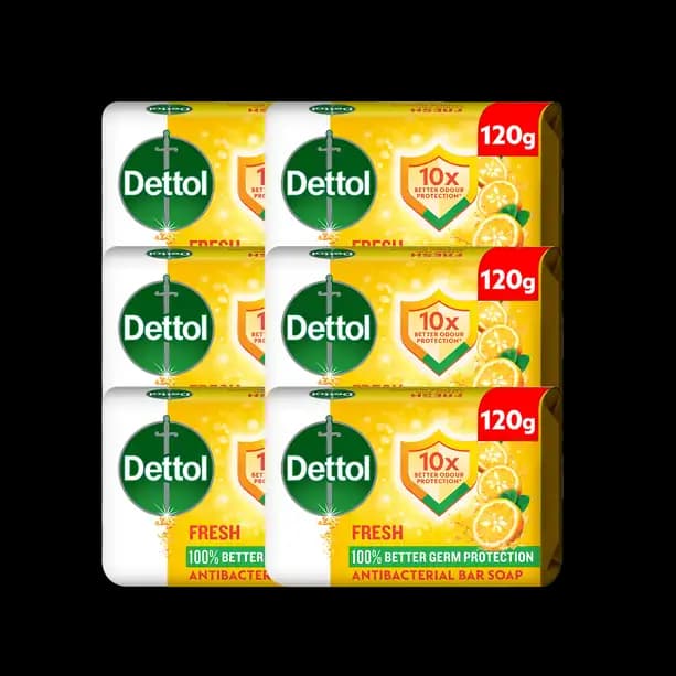 Dettol Fresh Soap 6 x, 120g
