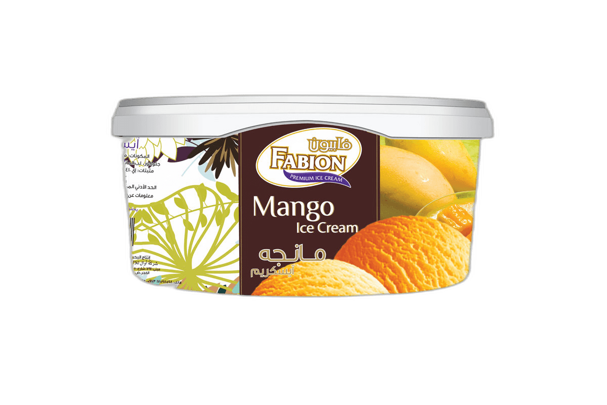 Fabion Mango Ice Cream, 1L