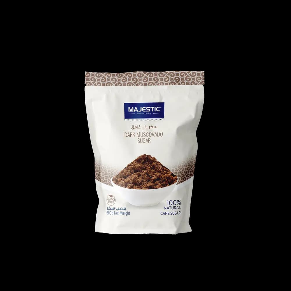 Majestic Muscovado Dark Brown Sugar, 500g