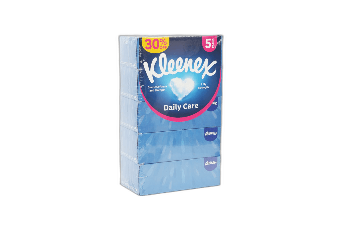 Kleenex Facialtissue Daily Care 2ply 120 Pack*5