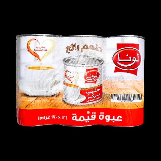Luna Evaporated Milk 12 x 170g
