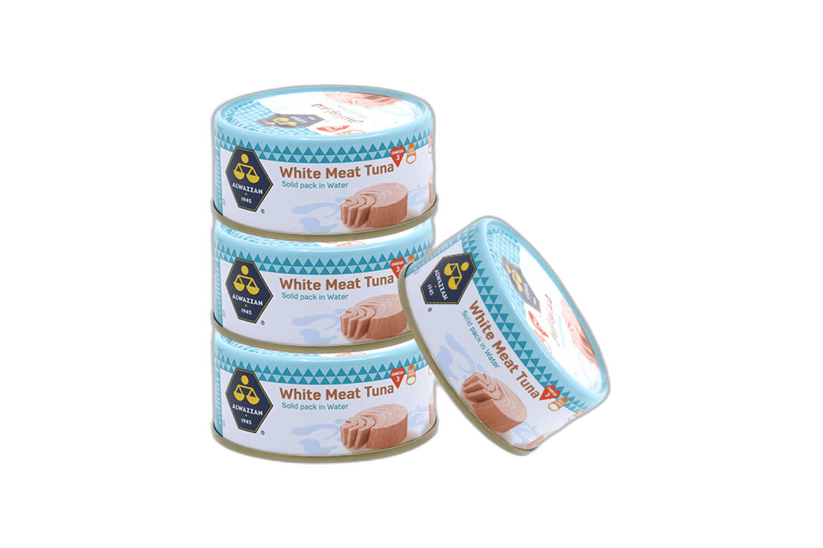 Al Wazzan White Meat Tuna in Water 4 x 160 g