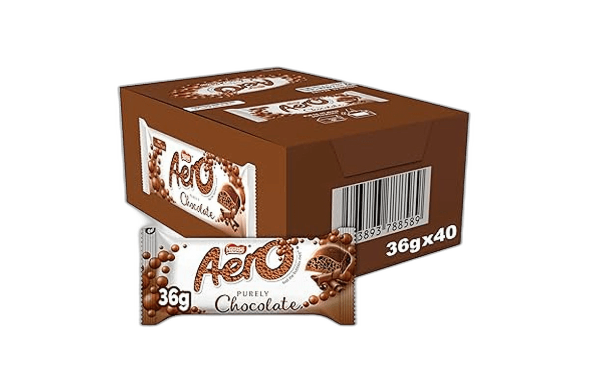 Nestle Aero Medium Milk Chocolate 4 x 36 g