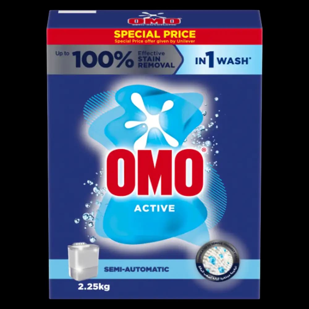 Omo Active HS Detergent 2 x, 2.25kg