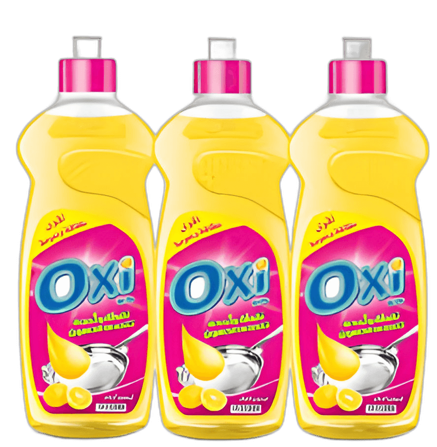 Oxi Dishwashing Liquid Lemon 3 x, 600ml