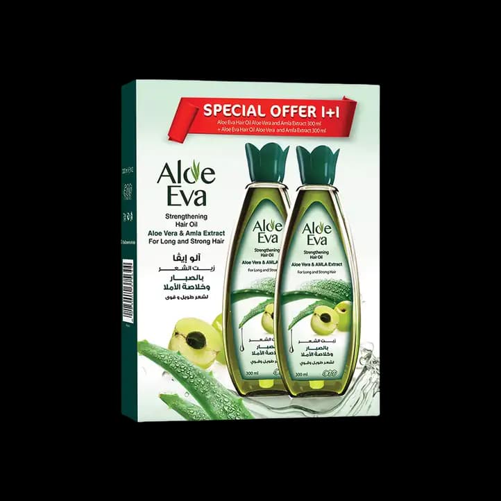 Eva Hair Oil with Aloe and Amla 2 x, 300ml