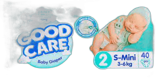 Goodcare Baby Diaper Small 3-6 kg 40s