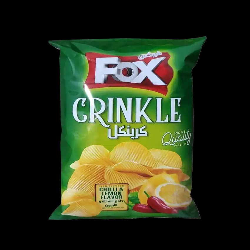 Fox Chips Chilli & Lemon, 100g