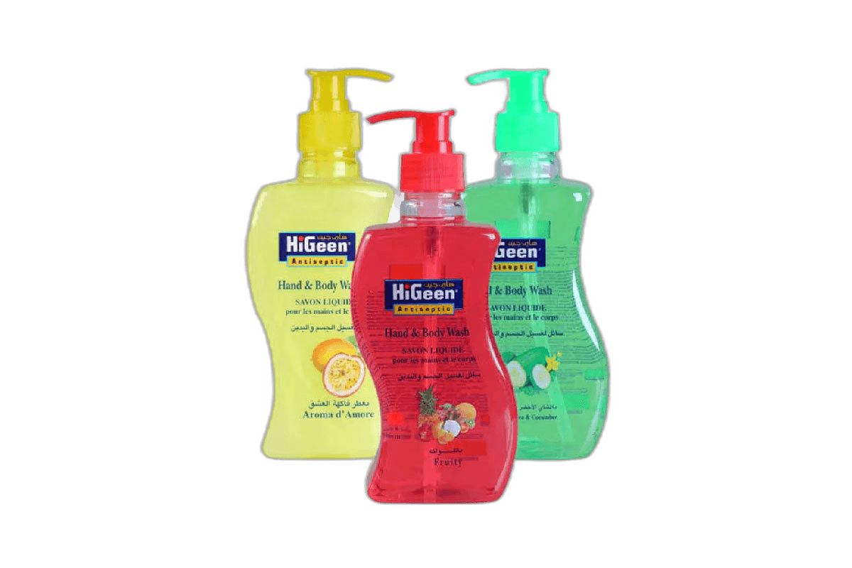 Higeen Hand & Body Wash 3 x, 500ml