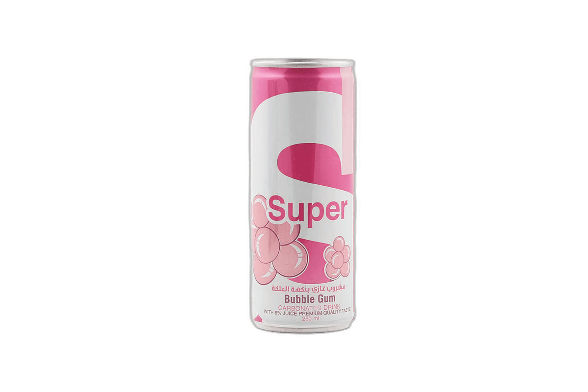 Carbonated Drink Bubblegum 250 ml