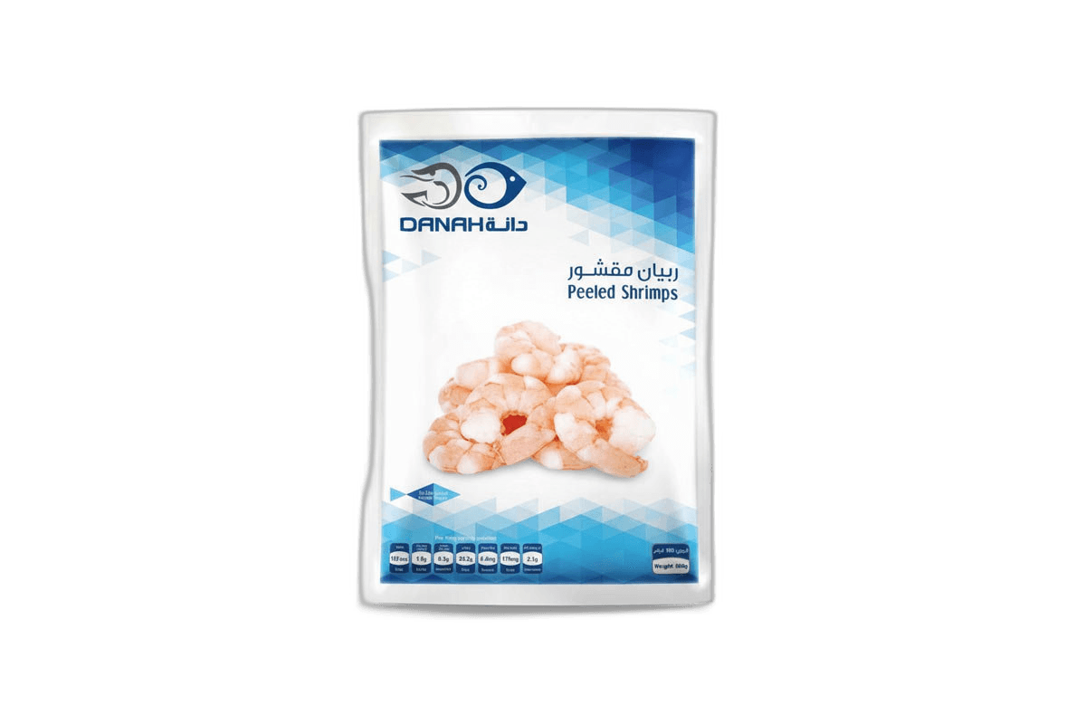 Danah Frozen PD Iqf Shrimp Medium 500 g