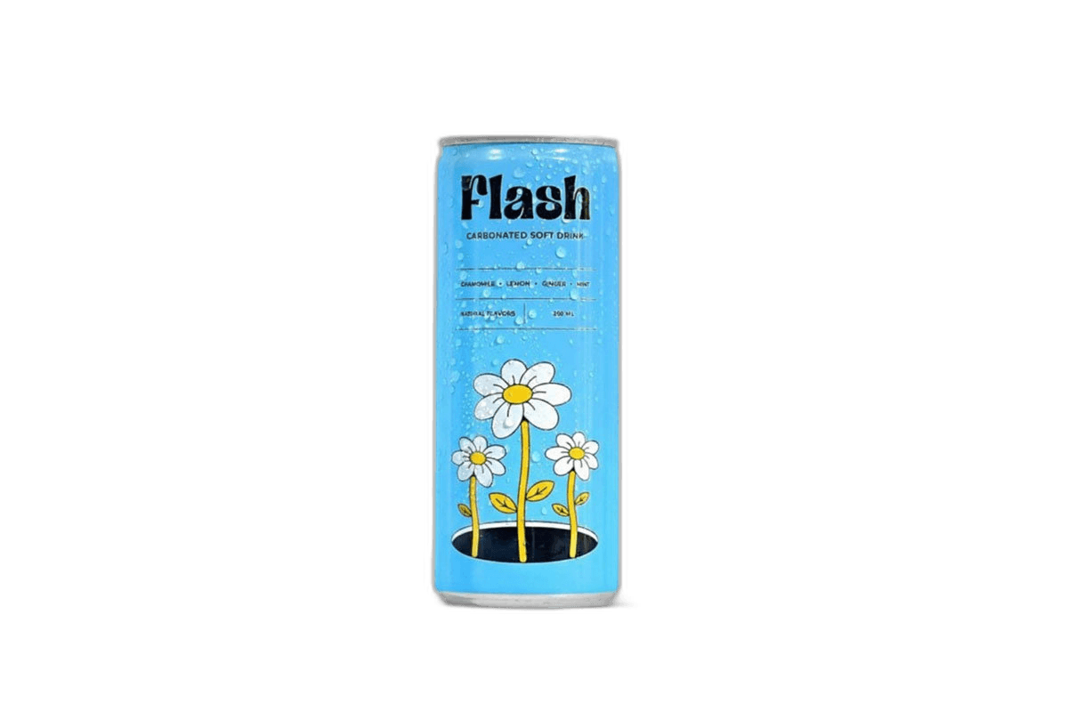 Flash Carbonated Lemon-Ginger-Mint Soft Drink 250 g