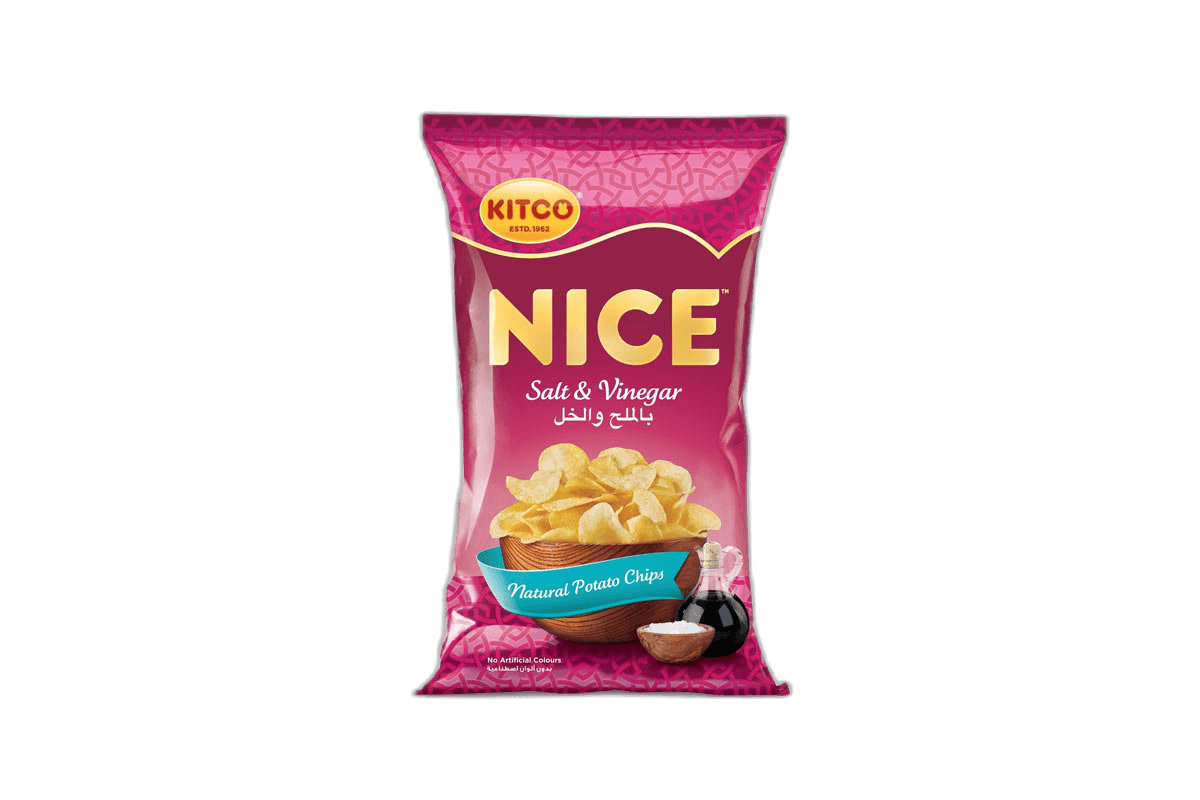 Nice Potato Chips Salt and Vinegar, 210g