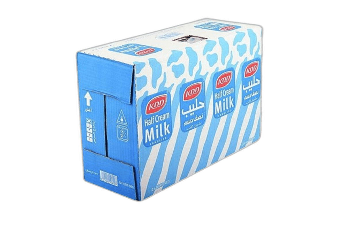 Kdd Long Life Half Cream Milk 1l*12 Pack