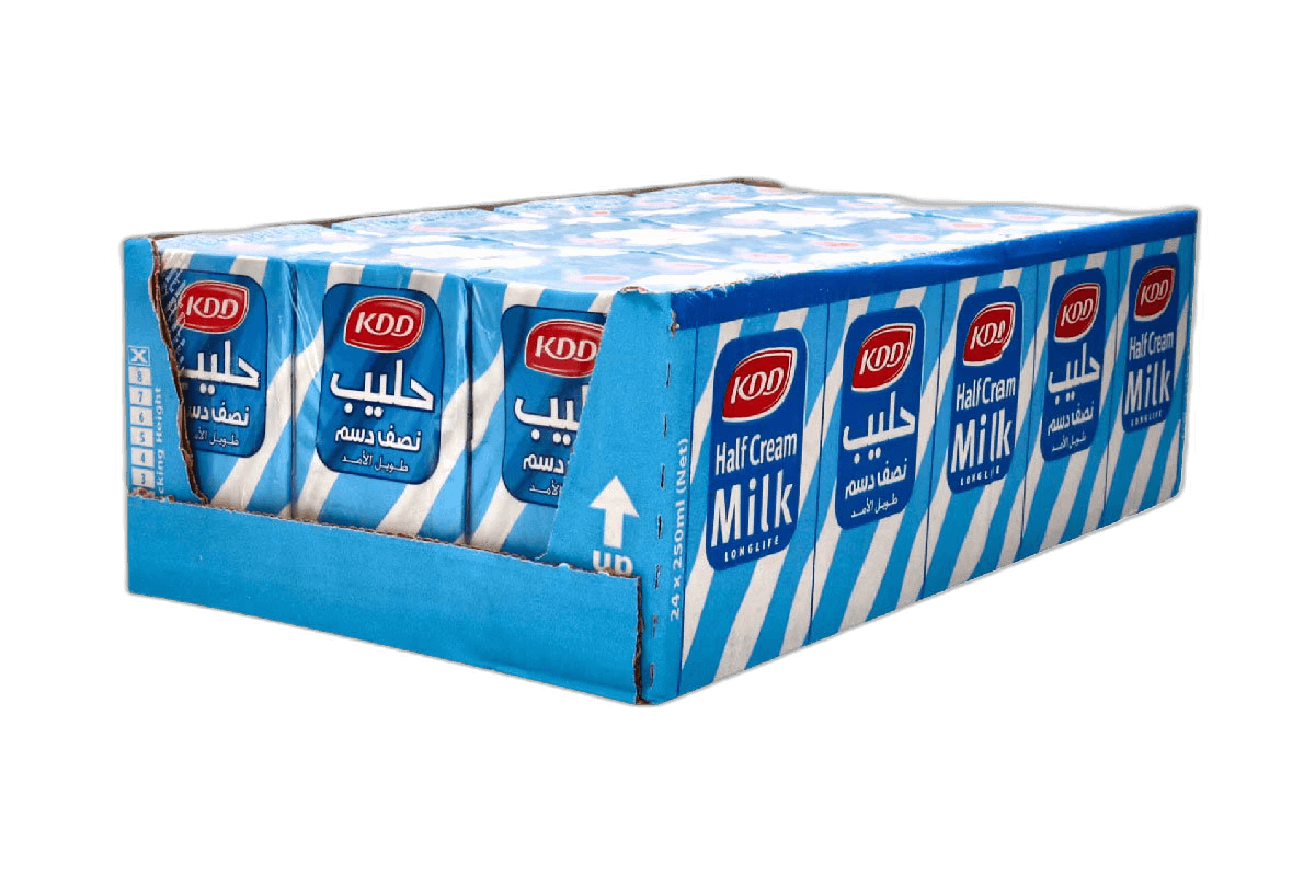 Kdd Half Cream Milk 24 x 250 ml