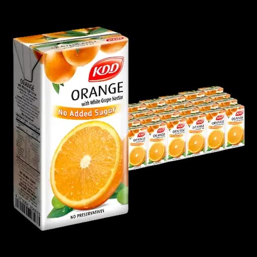 KDD Orange with White Grape Nectar 250 ml x 24