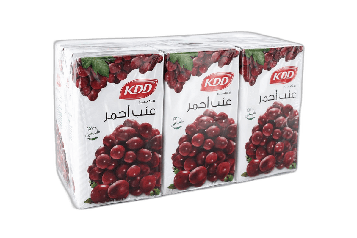 Kdd Pink Grape Fruit Juice 6 x 250 ml