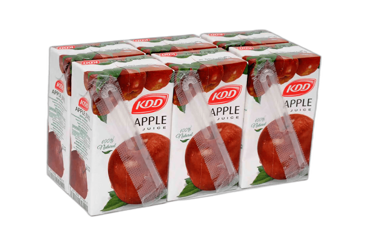 Kdd Apple Juice 6 x, 250ml