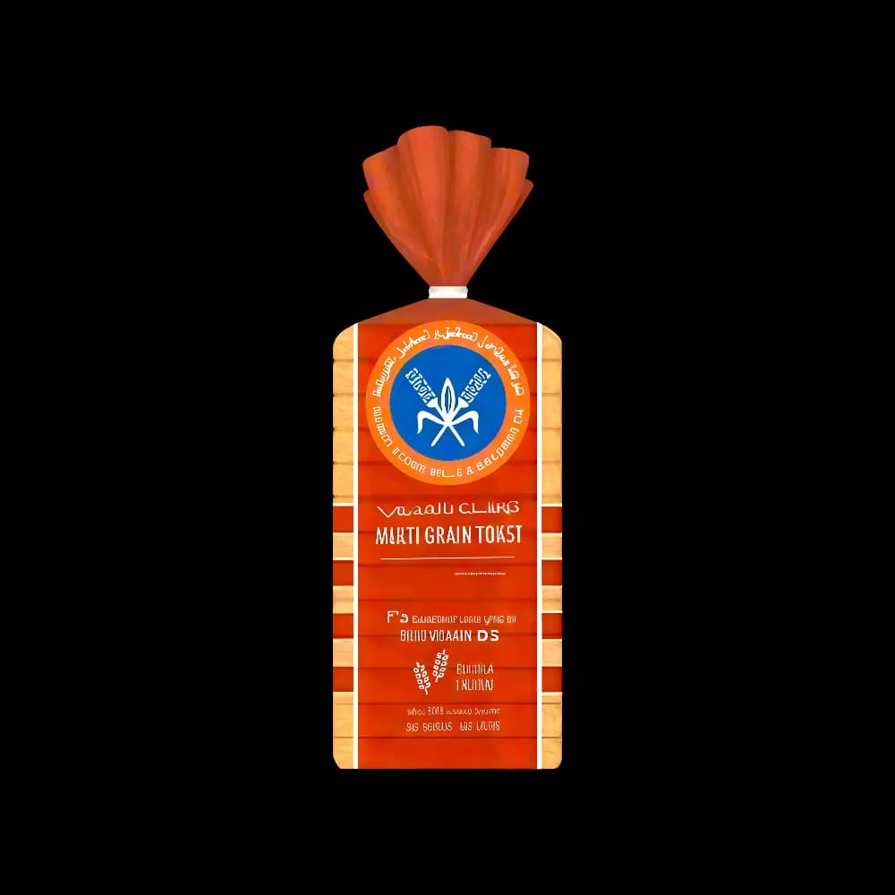 Kfm Brown Grain Toast with Vitamin D, 450g