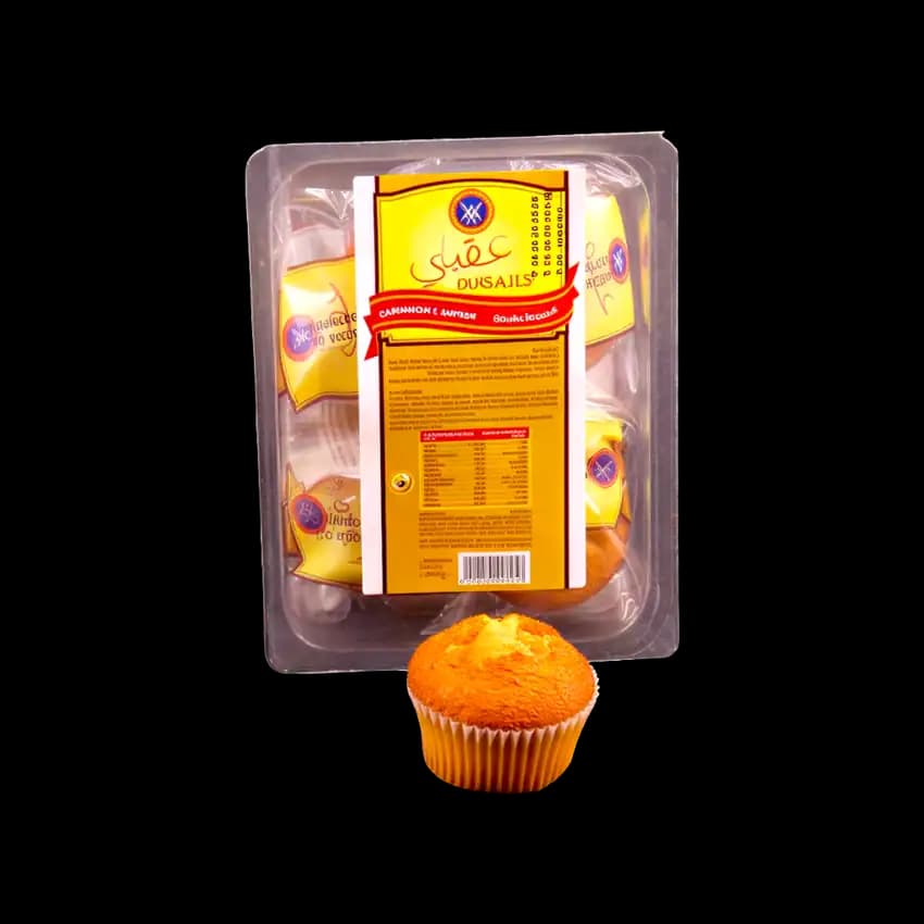 KFM Ougaily Cup Cakes 4 Pieces, 50g