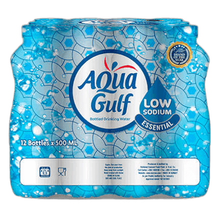 Aqua Gulf Low Sodium Drinking Water 12 x 500 ml
