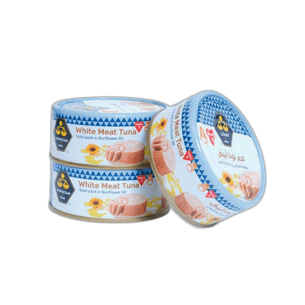Al Wazzan White Meat Tuna in Sunflower Oil 3 x 160