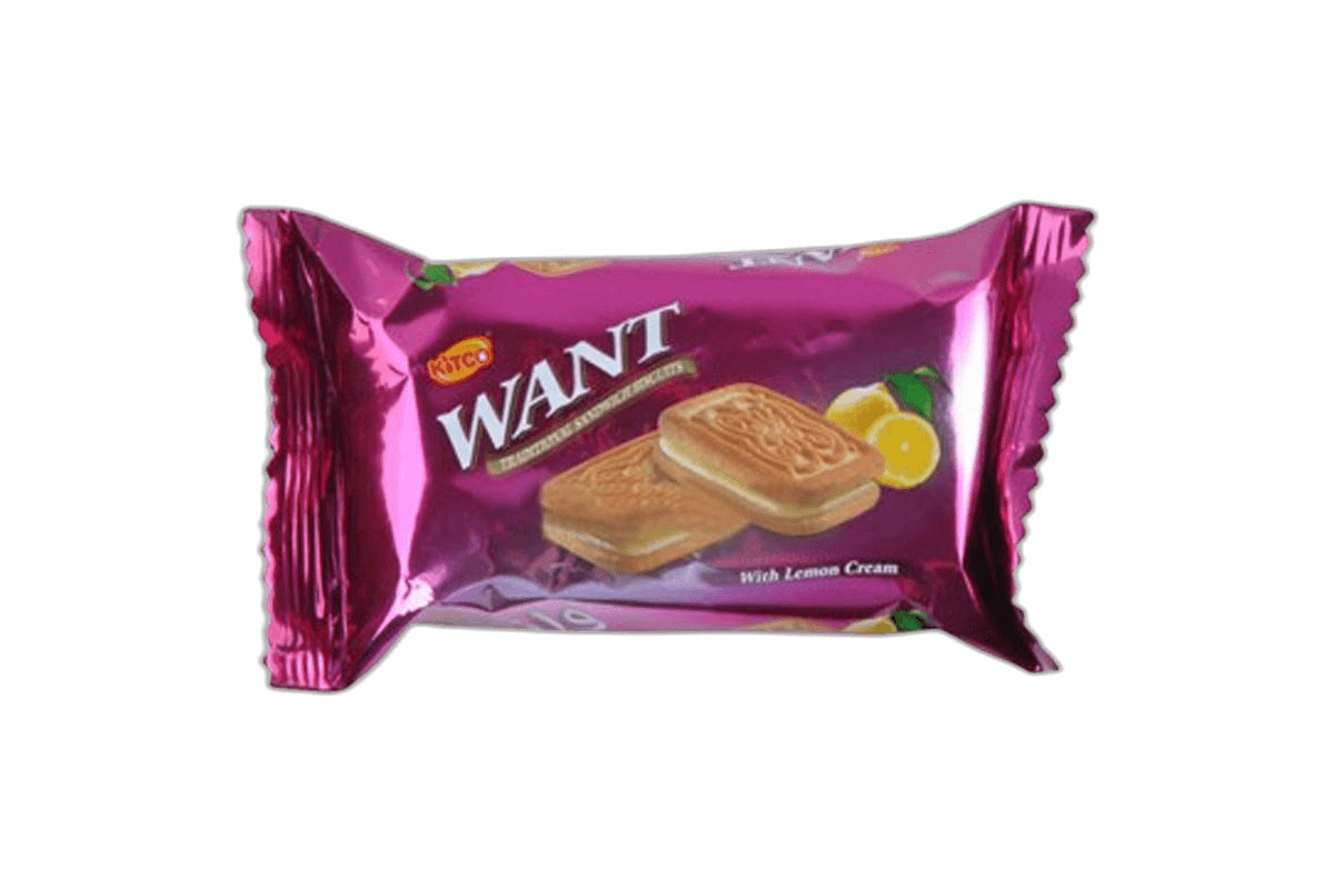 Kitco Want Lemon Sandwich Biscuits 45 g
